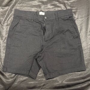 H&M Men's Charcoal Flat Front Shorts